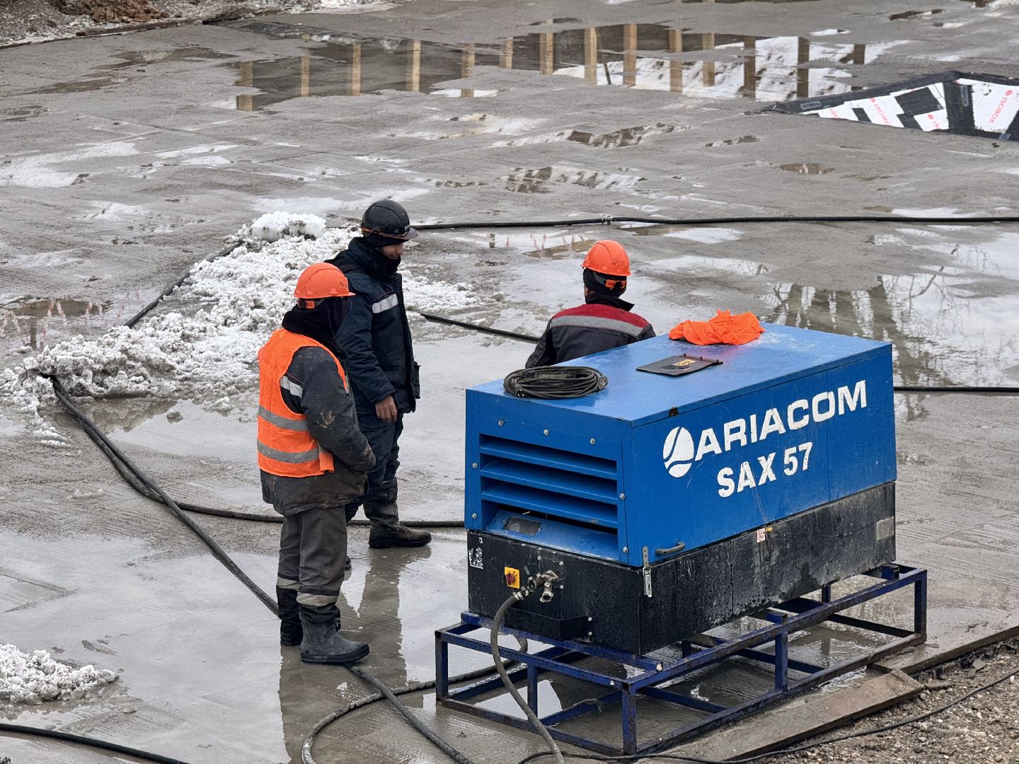 шаховская, строительство дома, стройка,