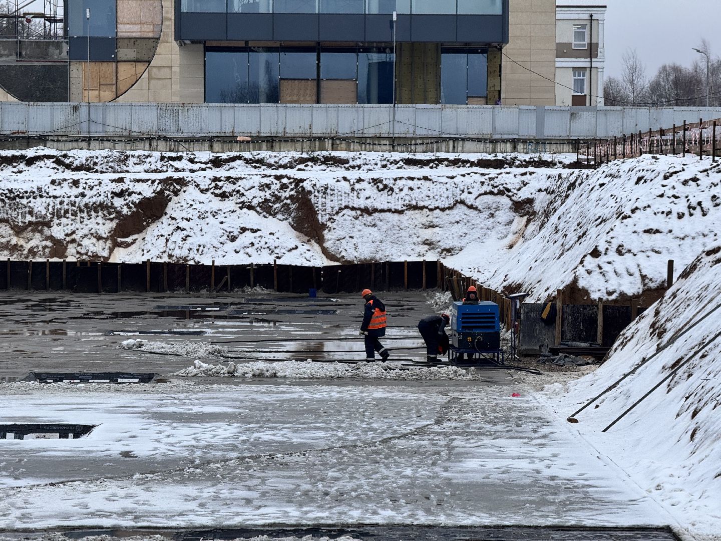 шаховская, строительство дома, стройка,