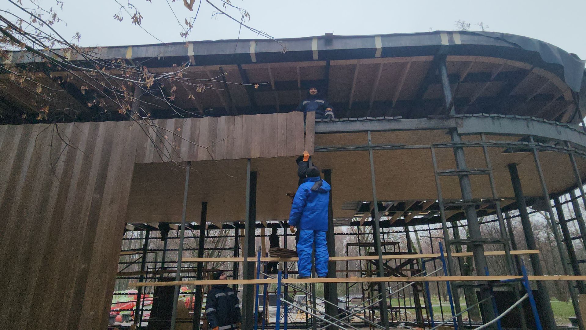 Люберцы, наташинский парк,строители,