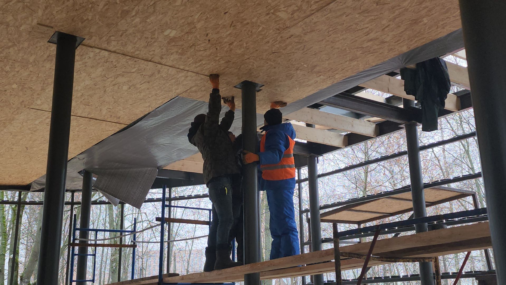 Люберцы, наташинский парк,строители,