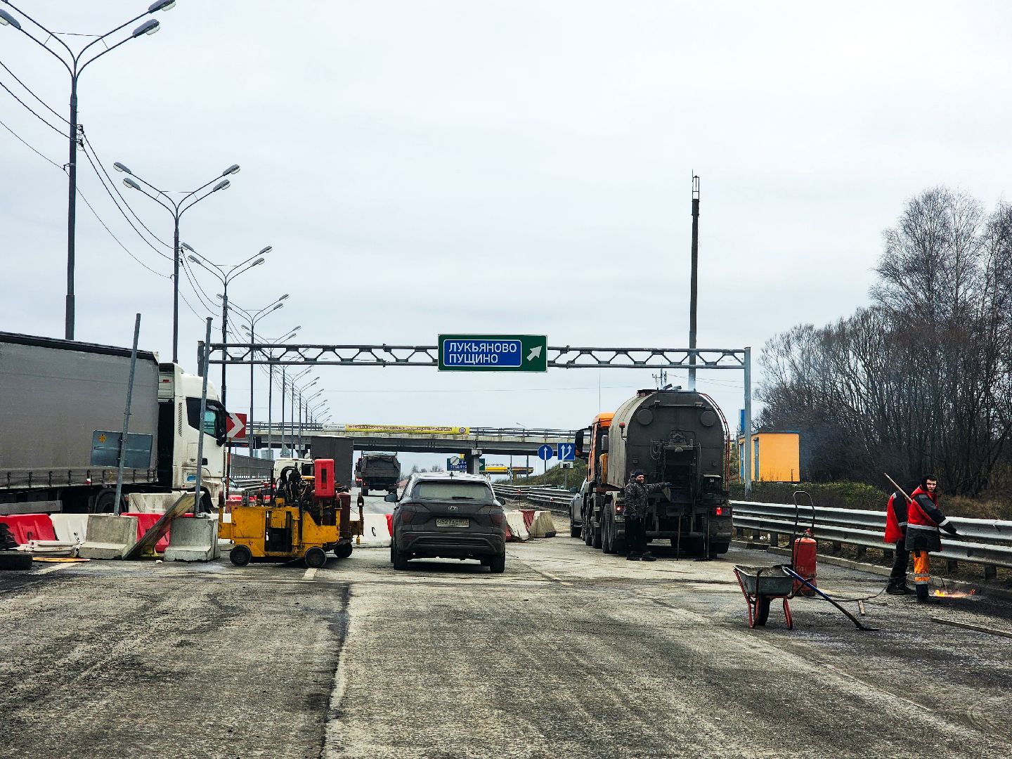 серпухов, федеральная дорога, ремонт дорог, мосты,