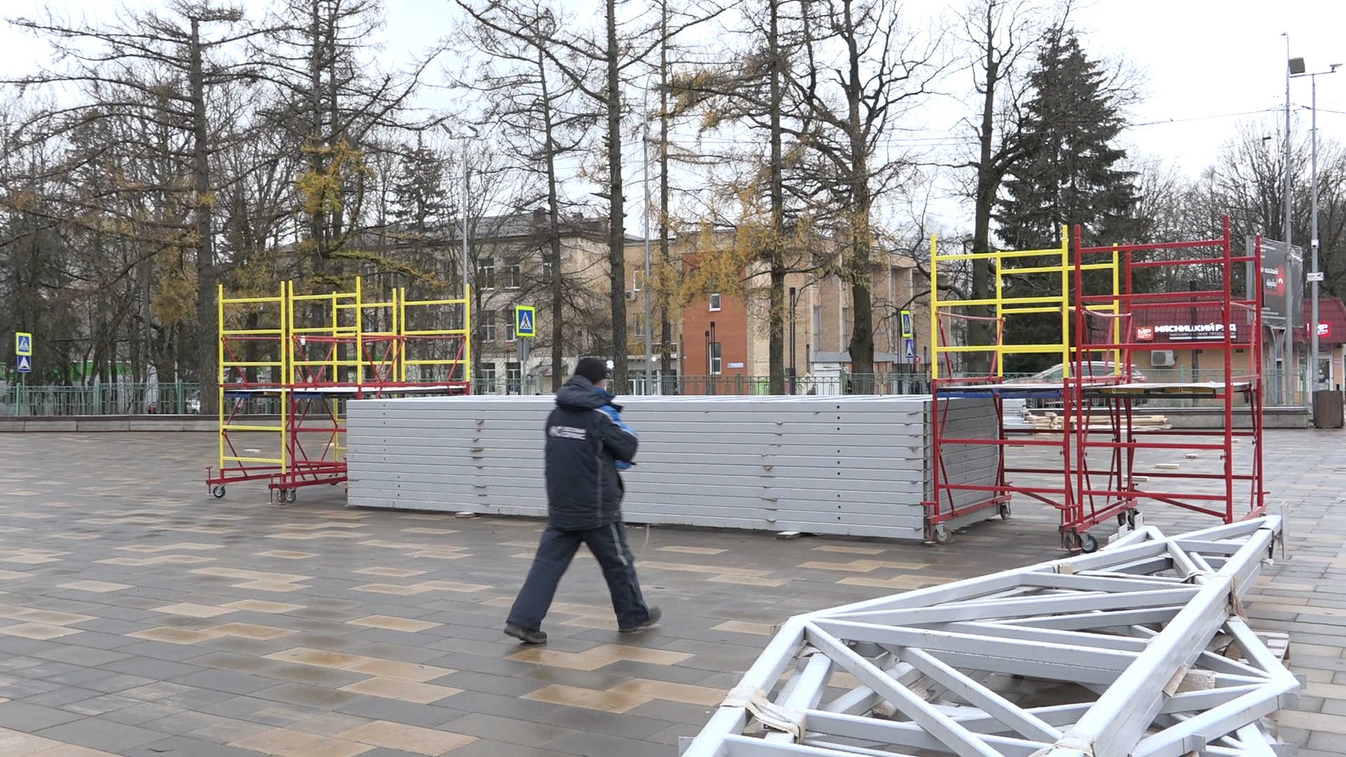 сезонный каток, власиха каток, айсмат, ледовый сервис, зима в подмомсковье,