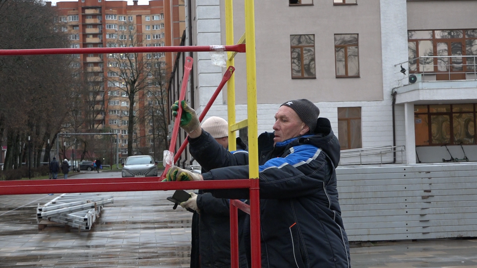сезонный каток, власиха каток, айсмат, ледовый сервис, зима в подмомсковье,