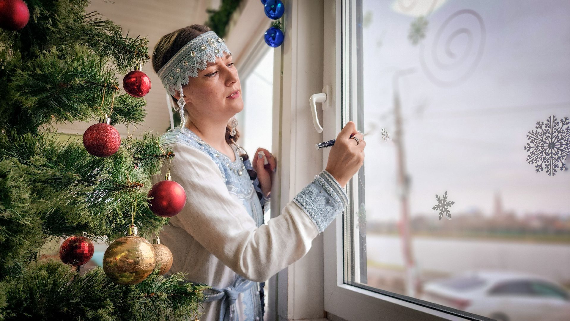 бронницы, резиденция деда мороза в бронницах, зимний сезон в парке, снегурочка берегиня в бронницах,парк бронницкий луг ,