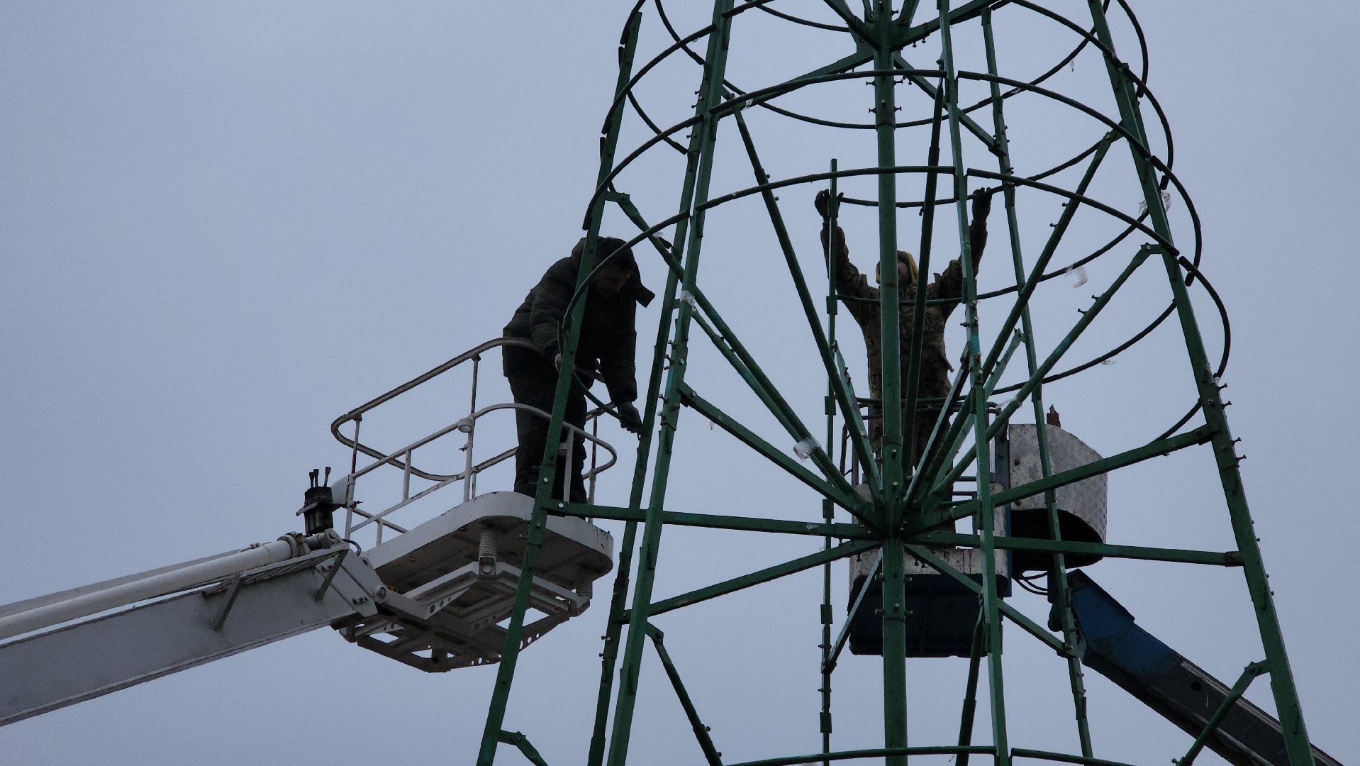 кашира, новый год, новогодняя елка, благоустройство, украшение города к новому году,