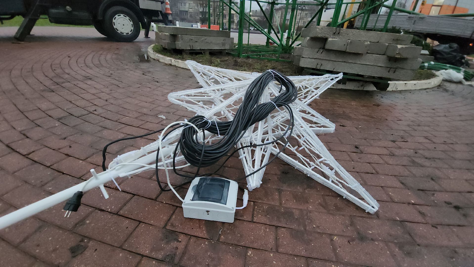 кашира, новый год, новогодняя елка, благоустройство, украшение города к новому году,