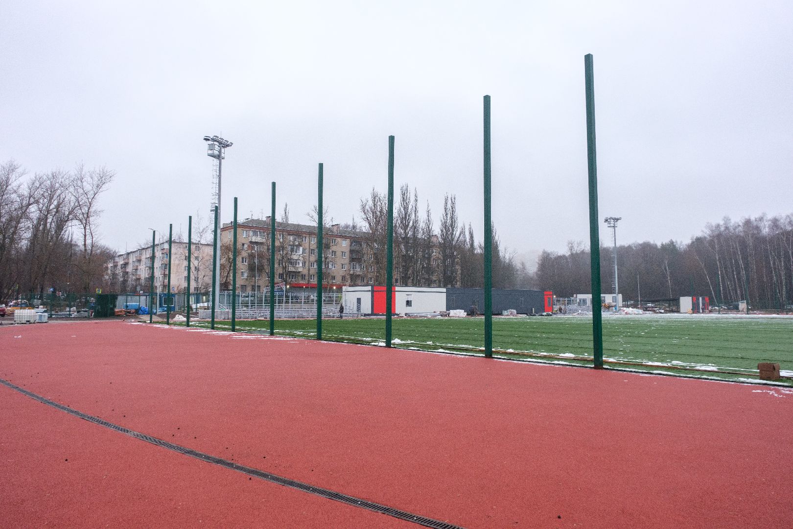 лыткарино, строительство , стадион полет, реконструкция,