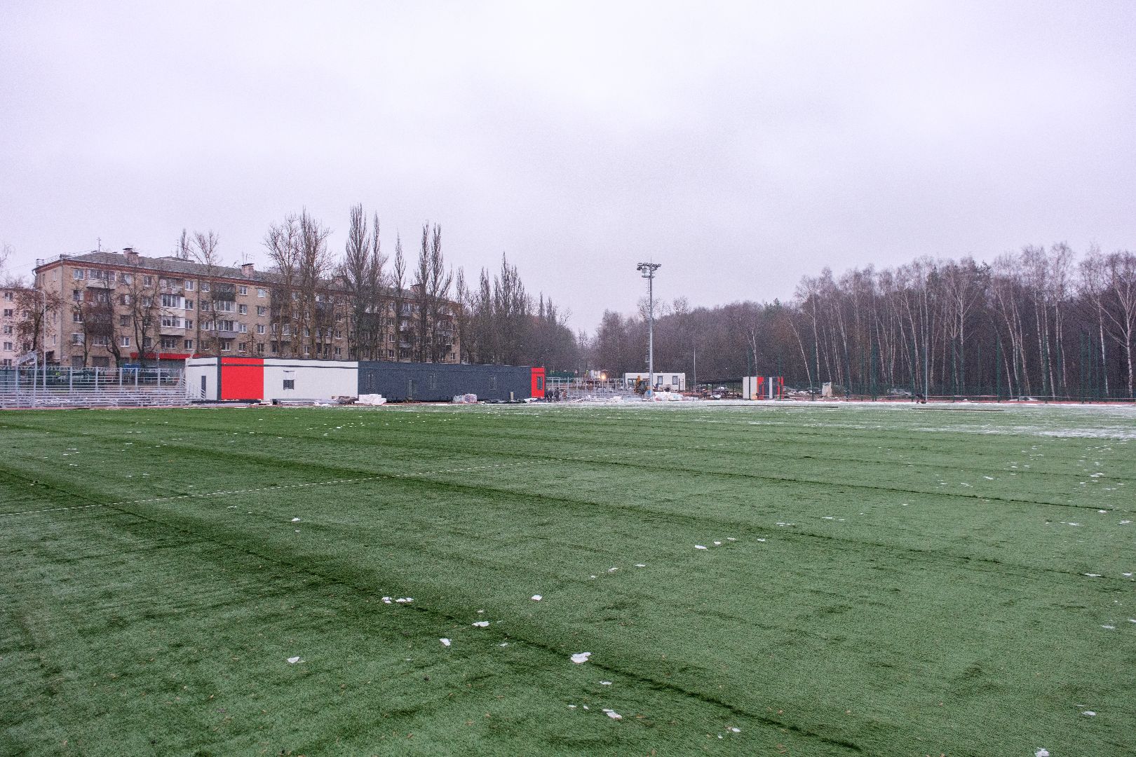 лыткарино, строительство , стадион полет, реконструкция,