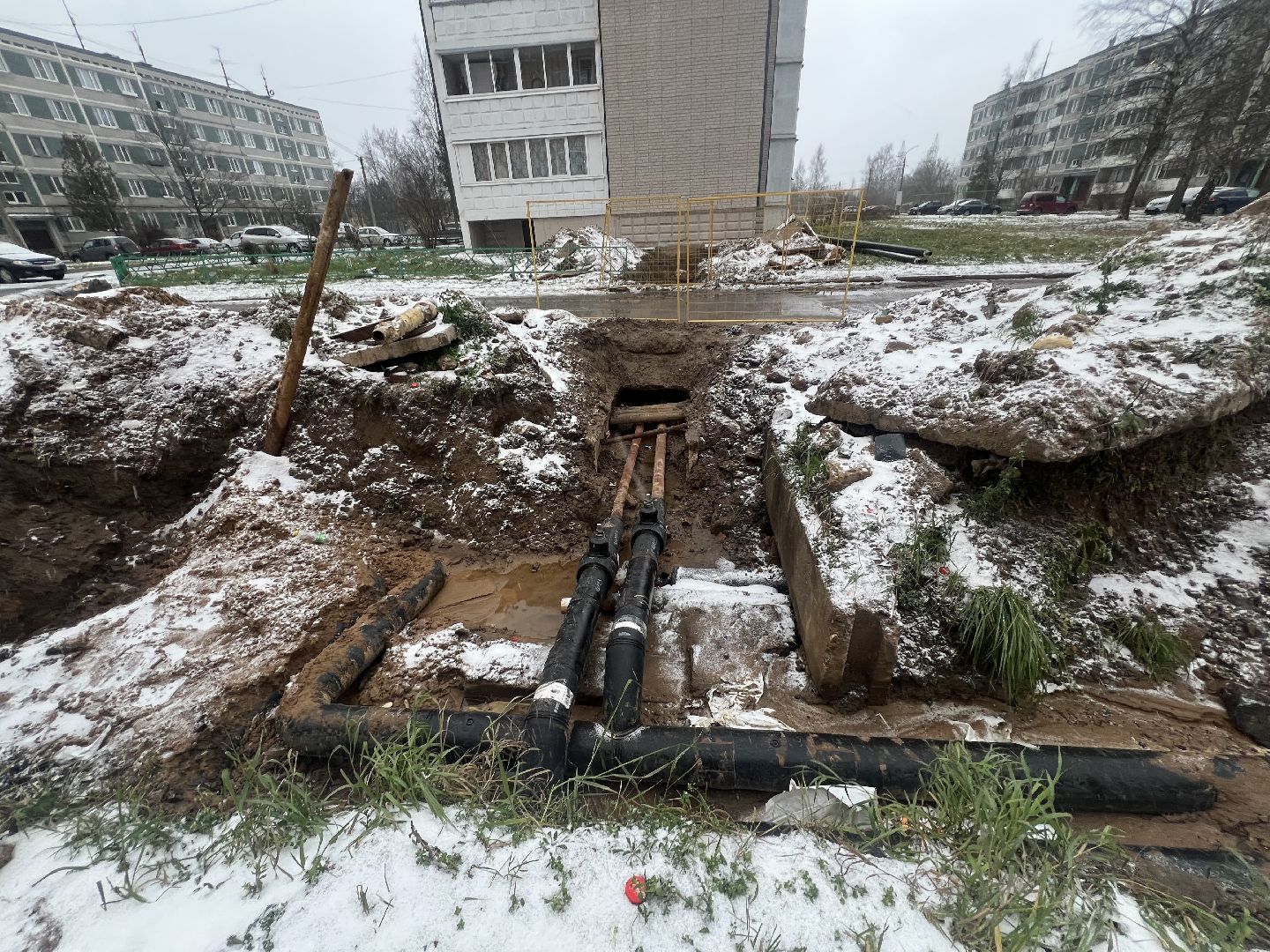 Благоустройство, Талдомский округ, Теплотрассы , Теплотрассы талдом, Запрудня теплотрасы,