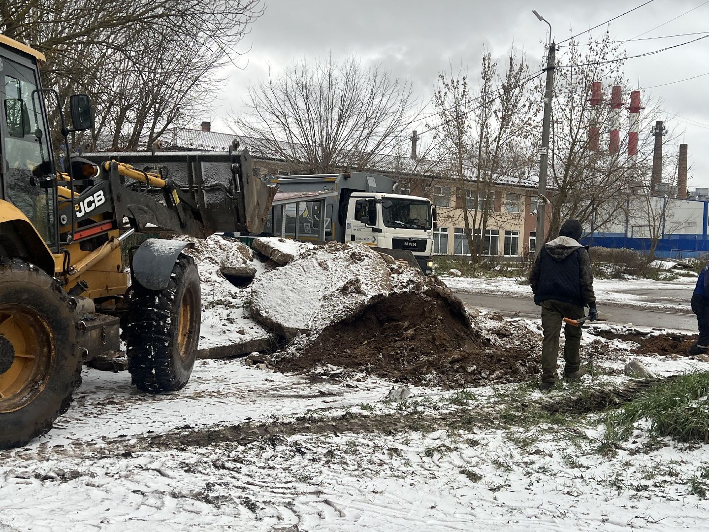 теплотрасса талдом, запрудня теплоснобжение, талдомский городской округ,