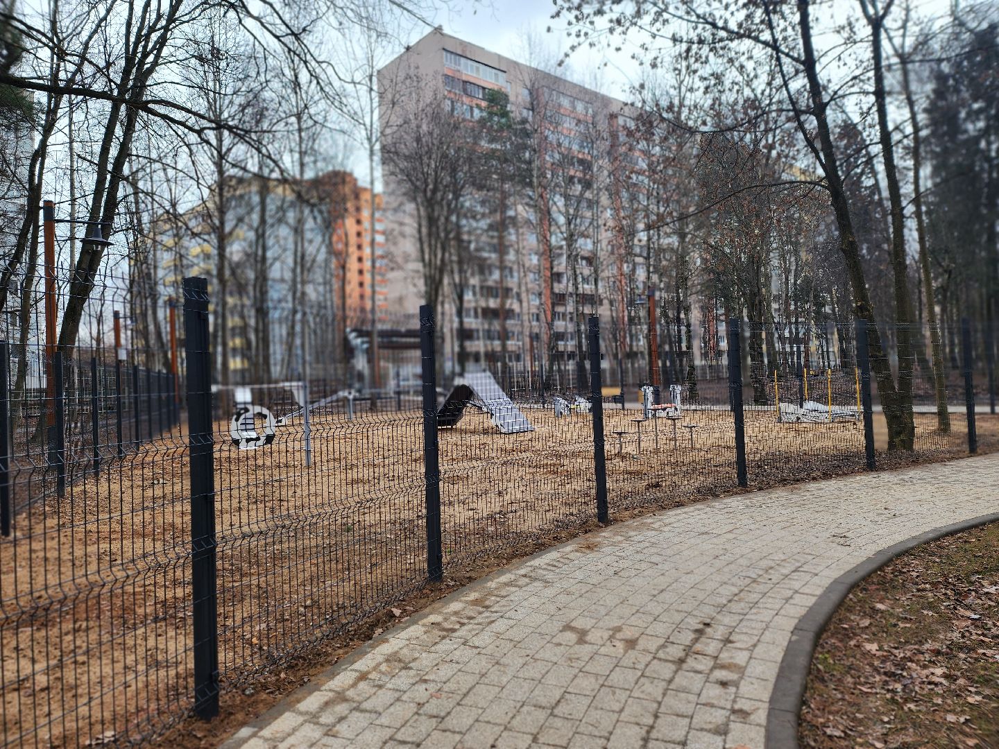 королёв, благоустройство парка папанинская дача, микрорайон юбилейный, сквер на пушкинской в королеве,