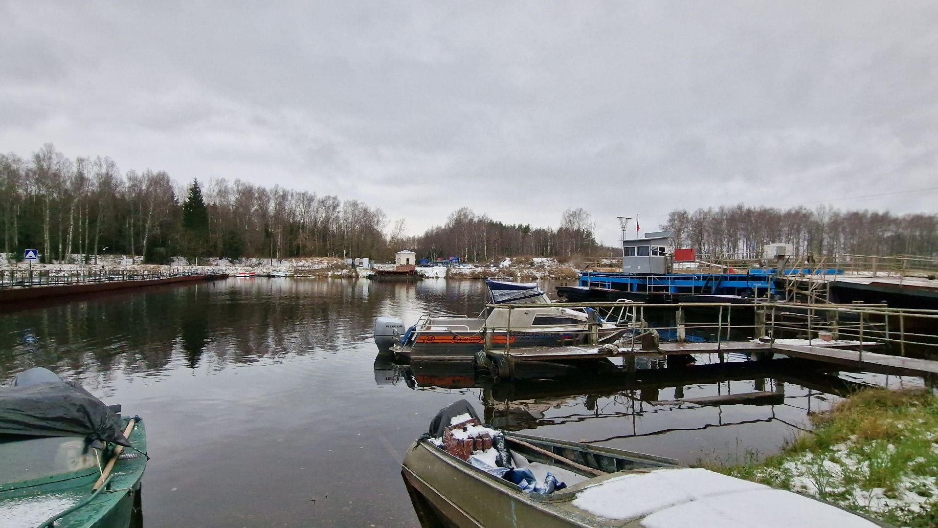 Дубна, Понтонныймост,