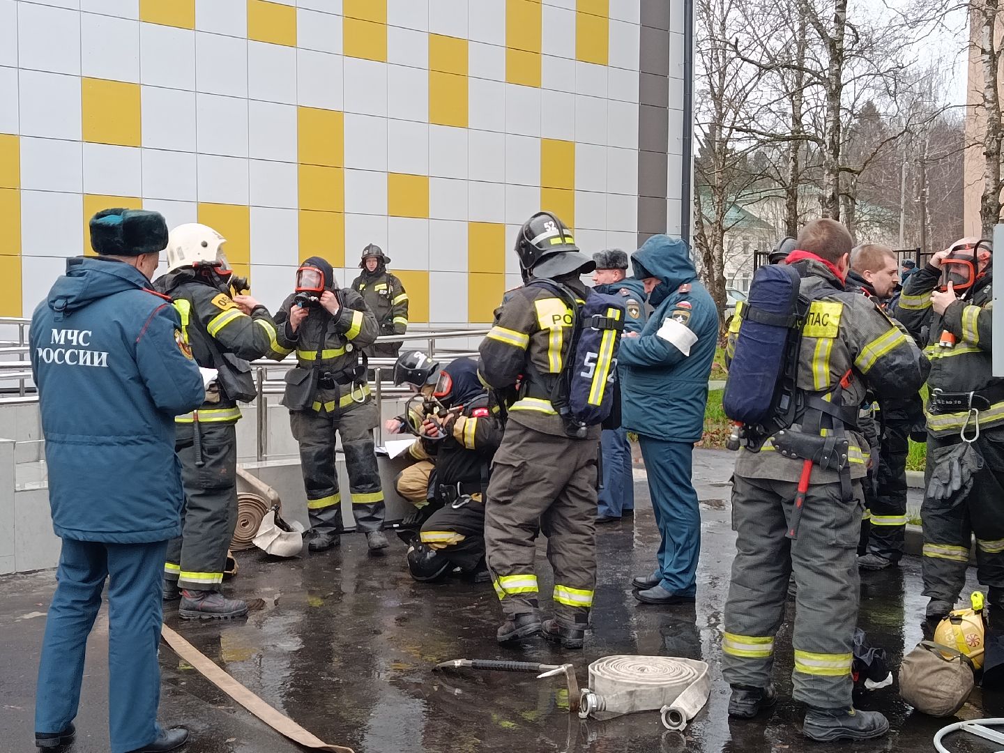 городской округ восход, пожарно-тактические учения, школа, спч 52,