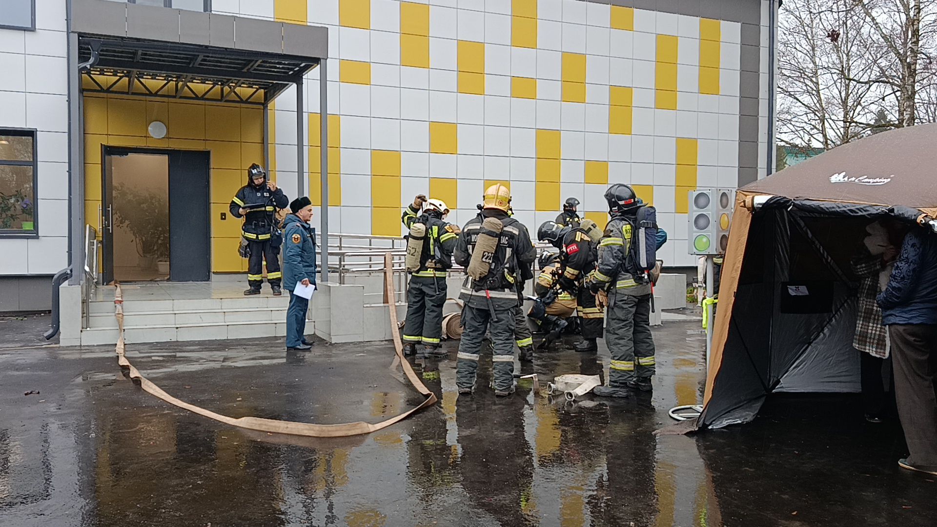 городской округ восход, пожарно-тактические учения, школа, спч 52,