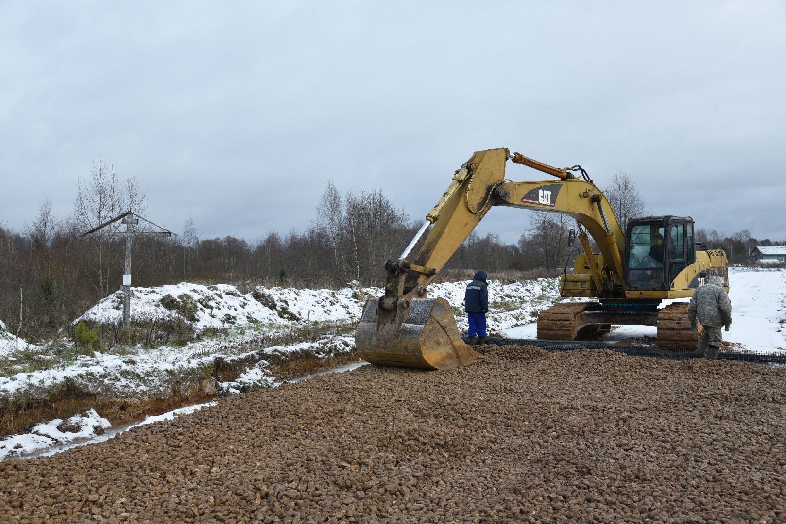 лотошино, ремонт дороги,