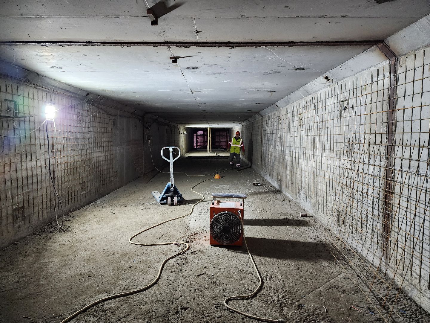 раменское, строительство, подземный пешеходный переход в удельной,