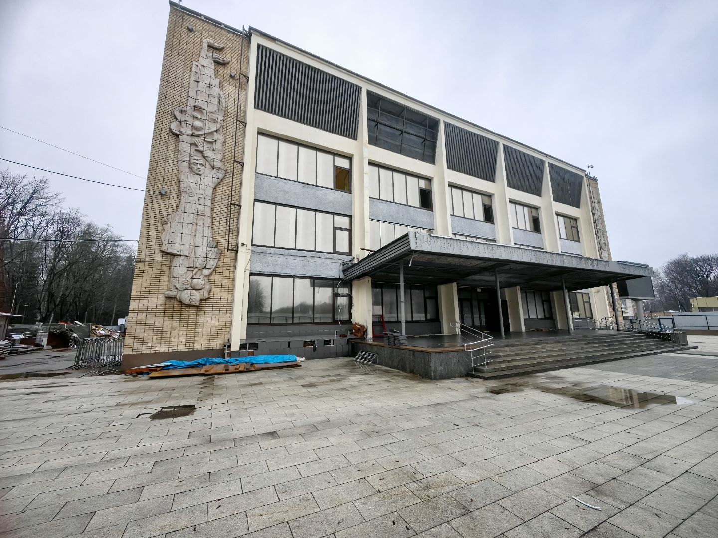 дом космонавтов, ремонт, Юрий Гагарин, здание, демонтаж, фасад, проект,