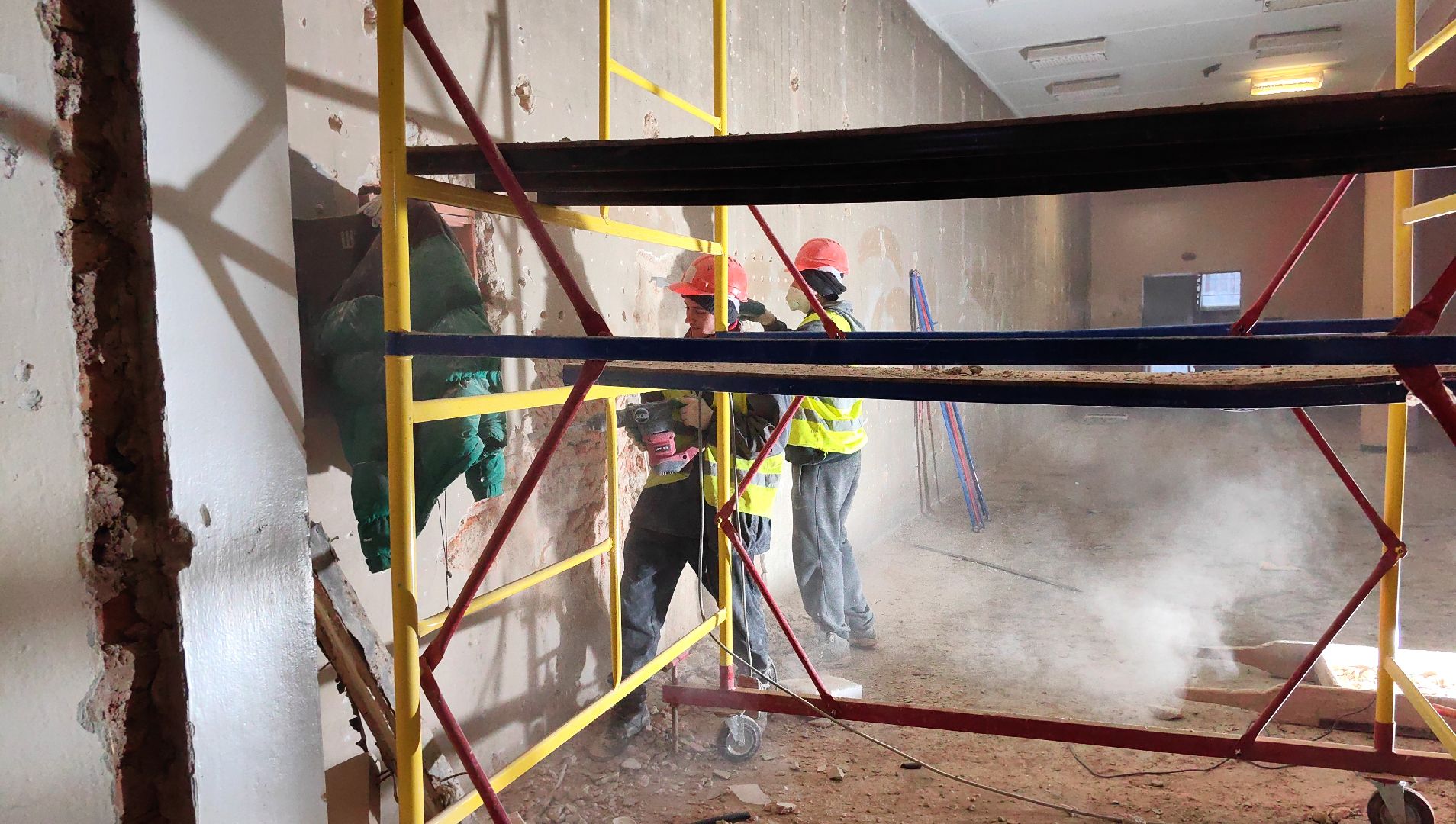 дом космонавтов, ремонт, Юрий Гагарин, здание, демонтаж, фасад, проект,