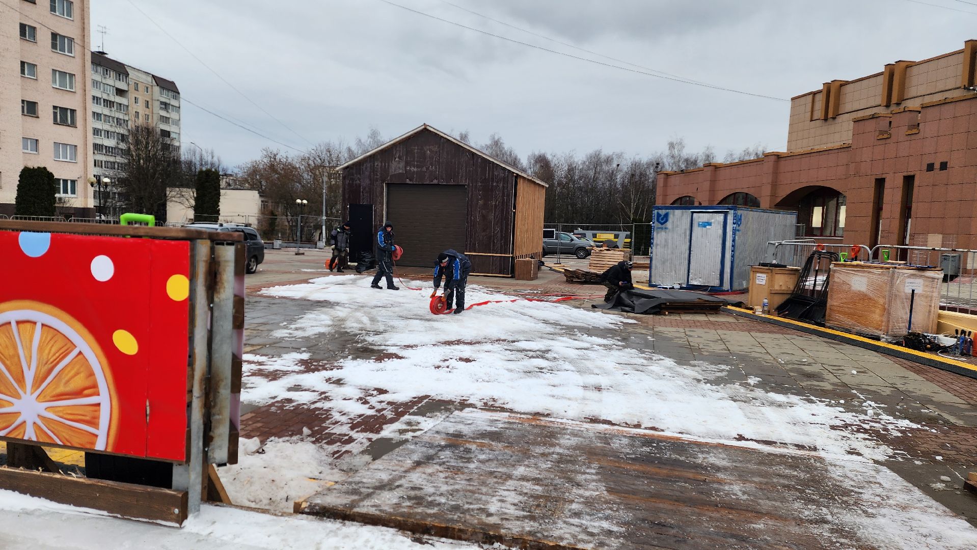 истра, каток, благоустройство,