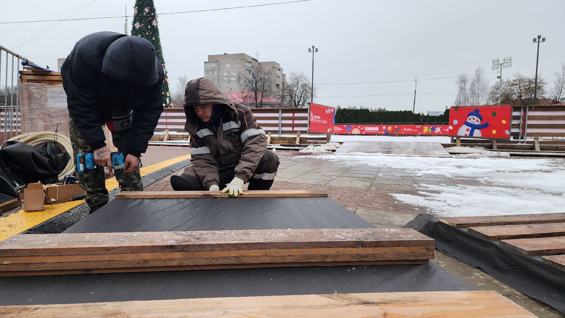 истра, каток, благоустройство,