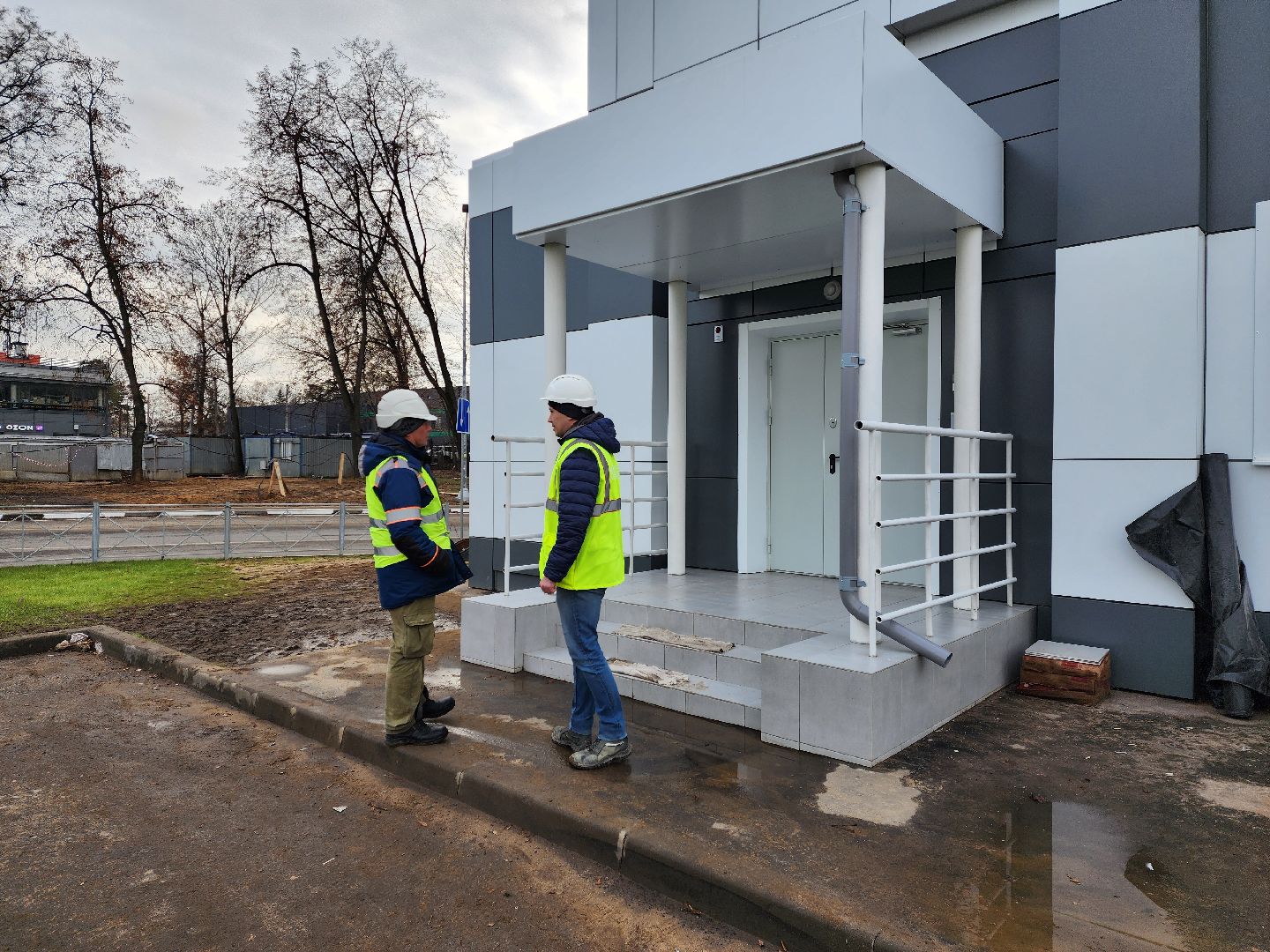 раменское, строительство, транспорт, пункт управления обеспечением транспортной безопасности на путепроводе быково,