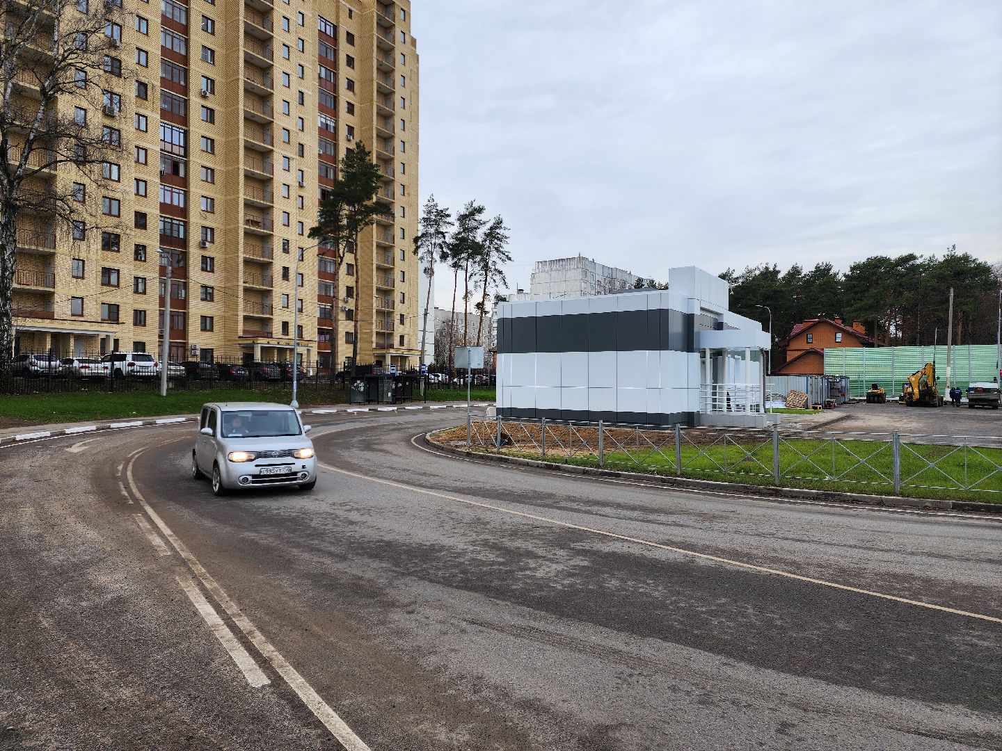 раменское, строительство, транспорт, пункт управления обеспечением транспортной безопасности на путепроводе быково,