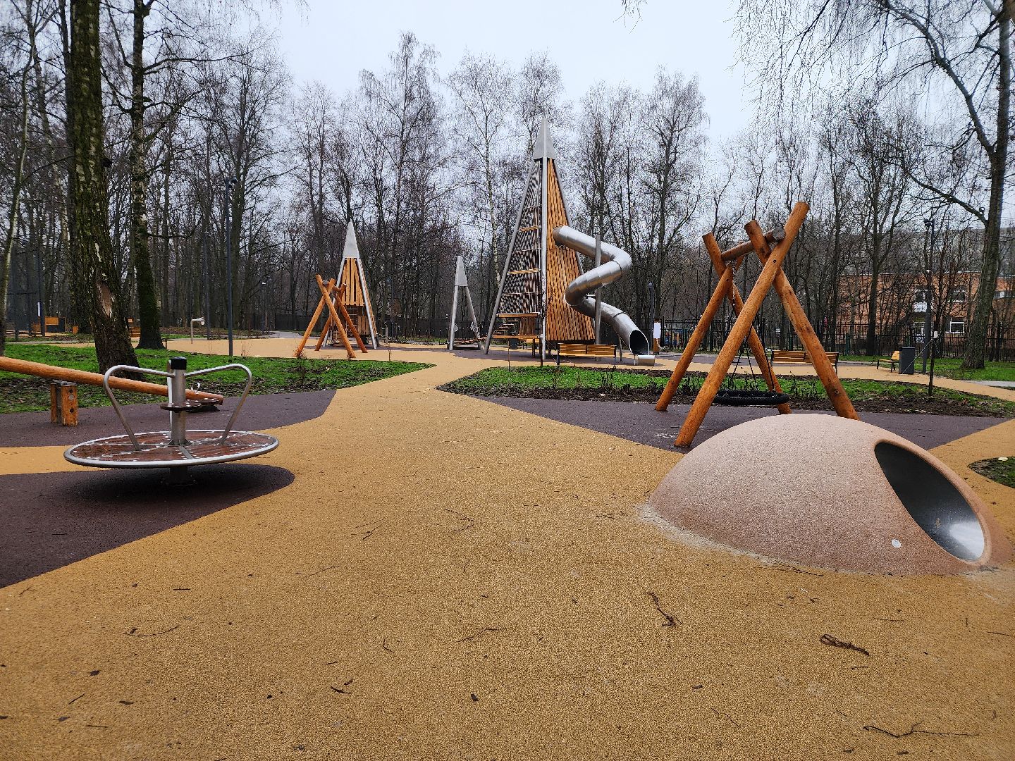 Подольск , парк березки, Благоустройство ,