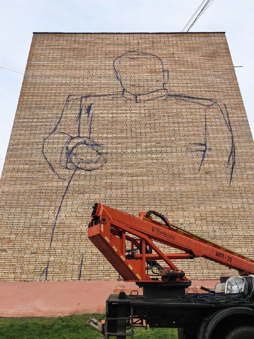 серебряные пруды, мурал Чуйков, маршал Чуйков, ВОв,