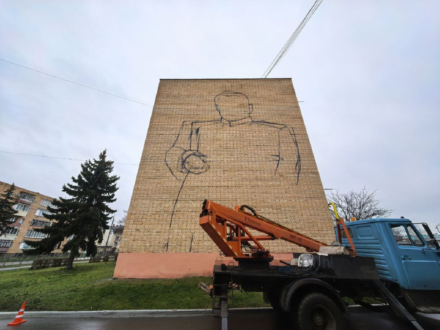 серебряные пруды, мурал Чуйков, маршал Чуйков, ВОв,