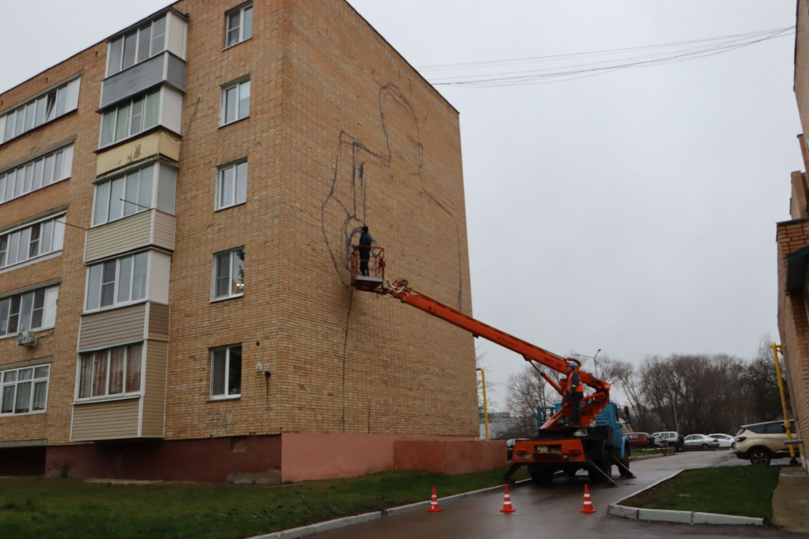 серебряные пруды, мурал Чуйков, маршал Чуйков, ВОв,