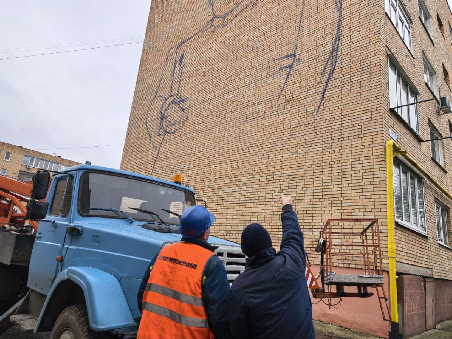 серебряные пруды, мурал Чуйков, маршал Чуйков, ВОв,