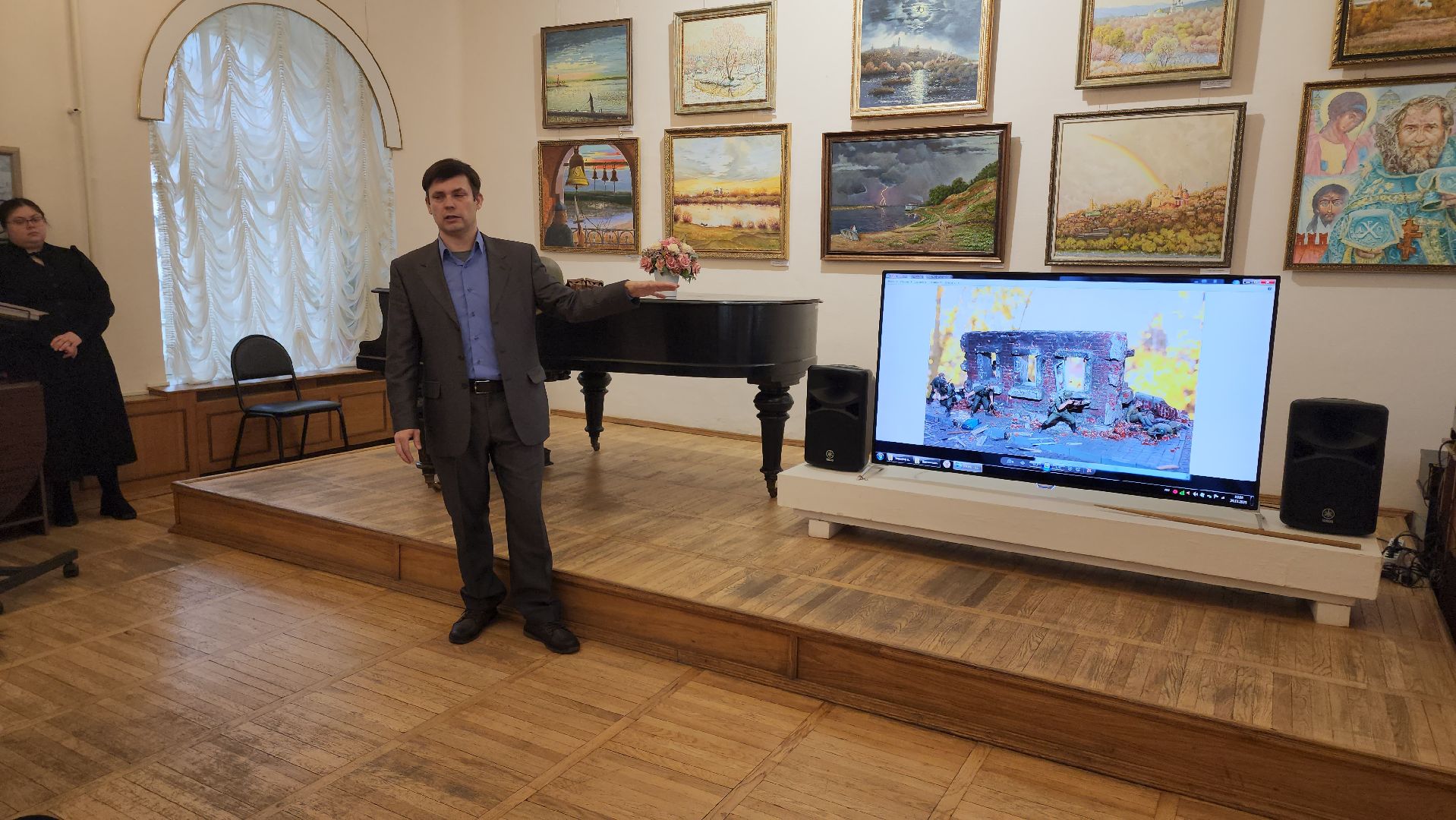 кашира, музей, выставка, вов, битва за москву, диорама,