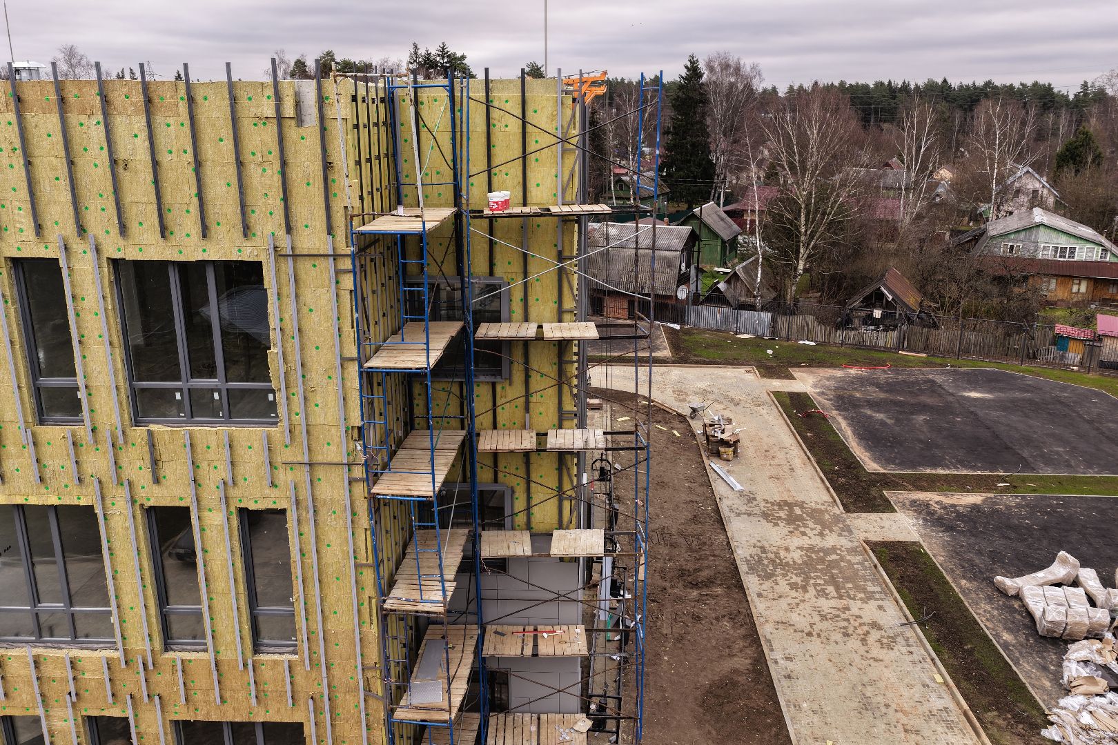 видео с коптера, детский сад солнечногорск, детский сад в поварово,