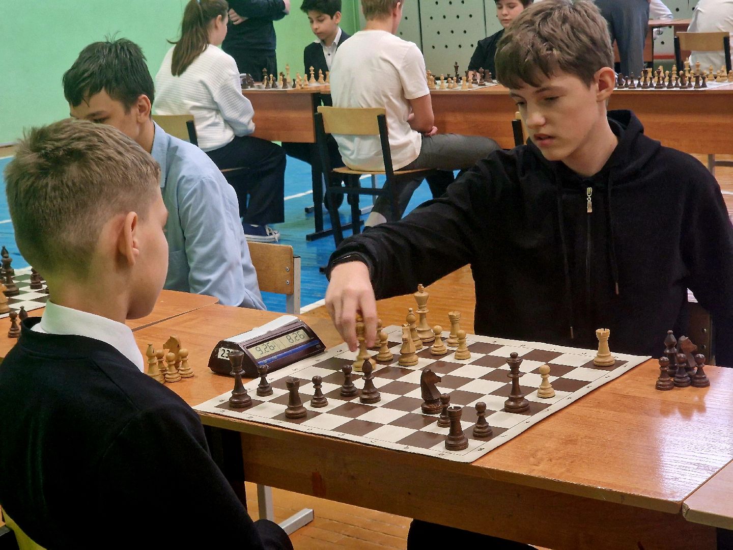 воскресенск, школьная лига, шахматы,