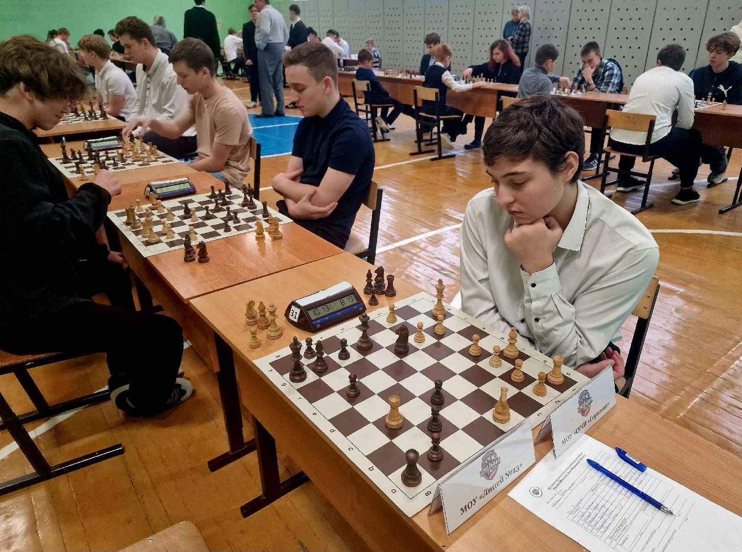 воскресенск, школьная лига, шахматы,