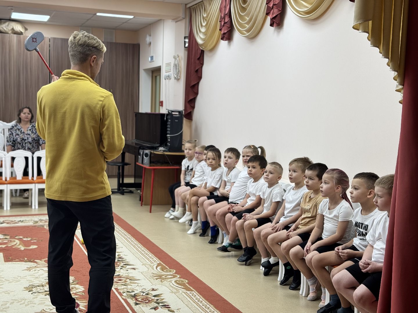 В Шаховском детском саду провели мастер-класс по гольфу