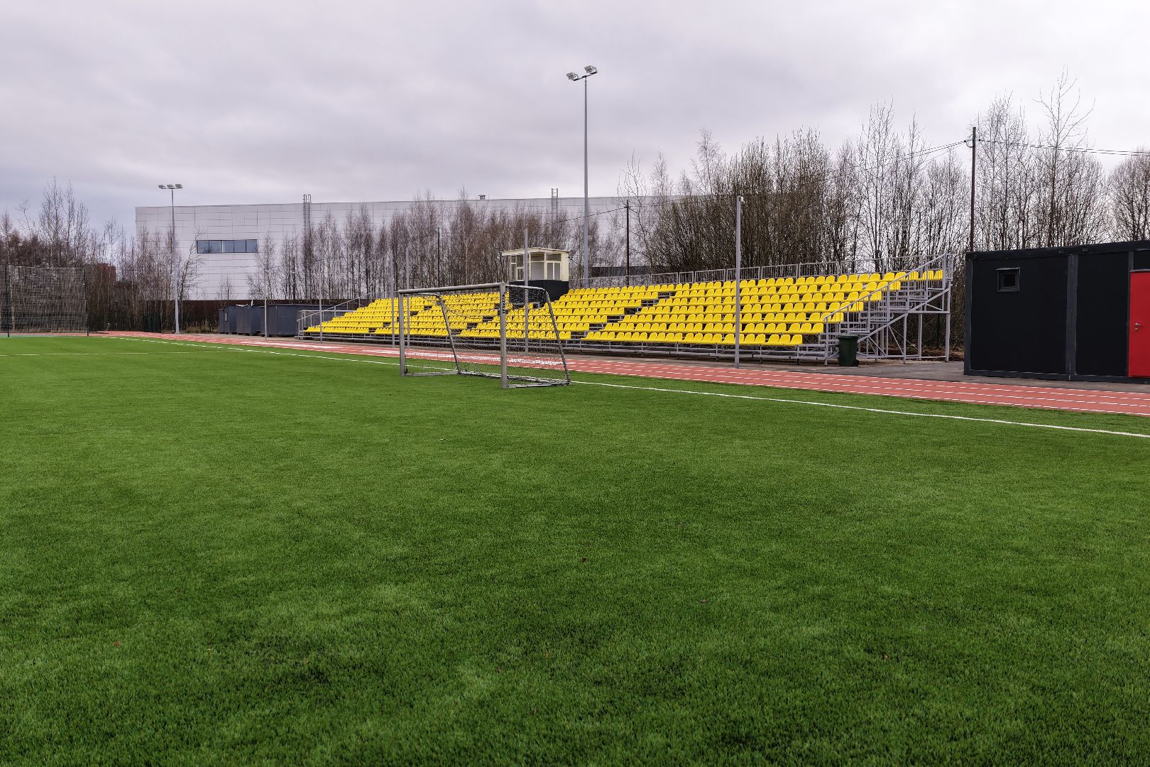 видео с коптера, стадион авангард, спорт в солнечногорске,