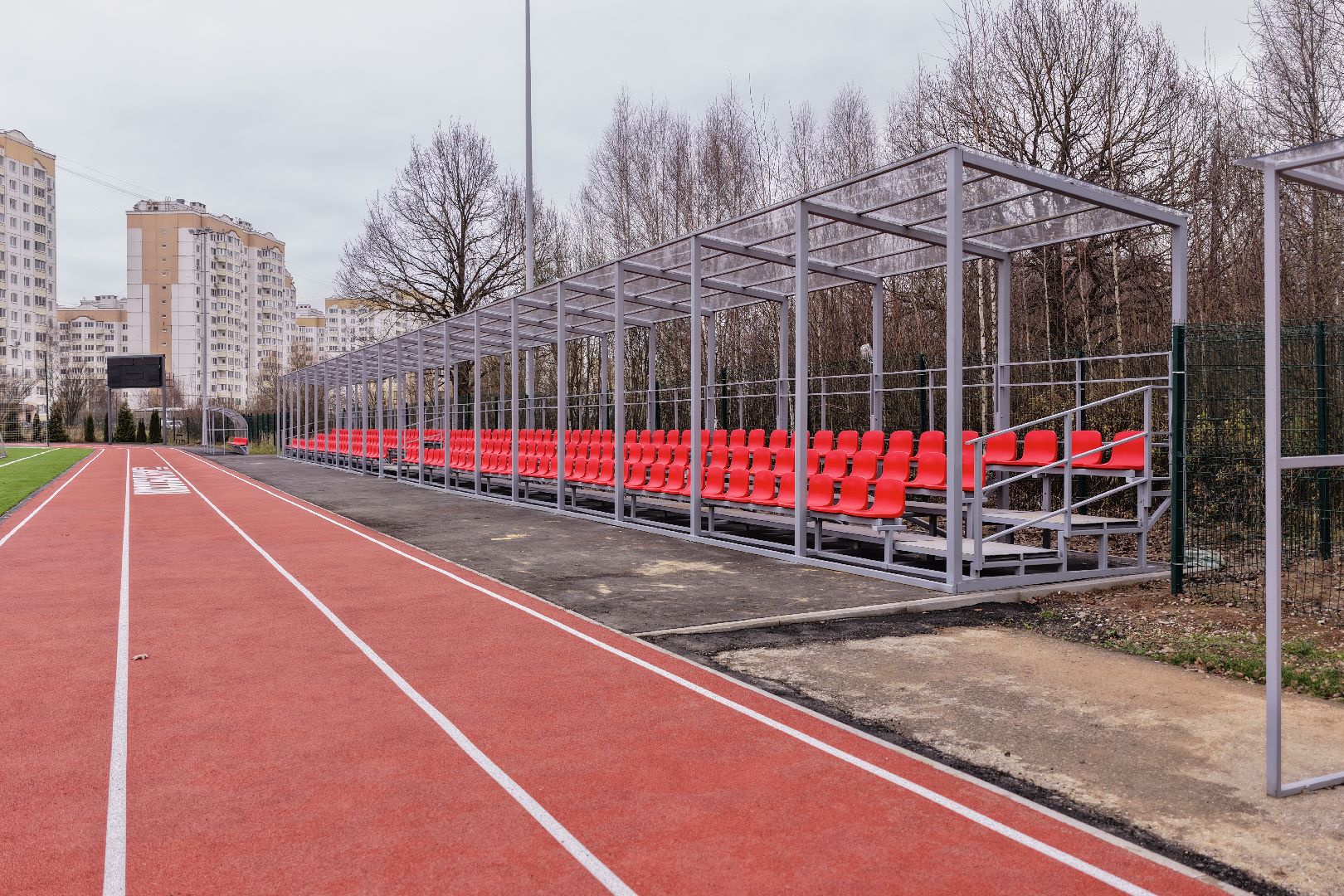 видео с коптера, стадион авангард, спорт в солнечногорске,