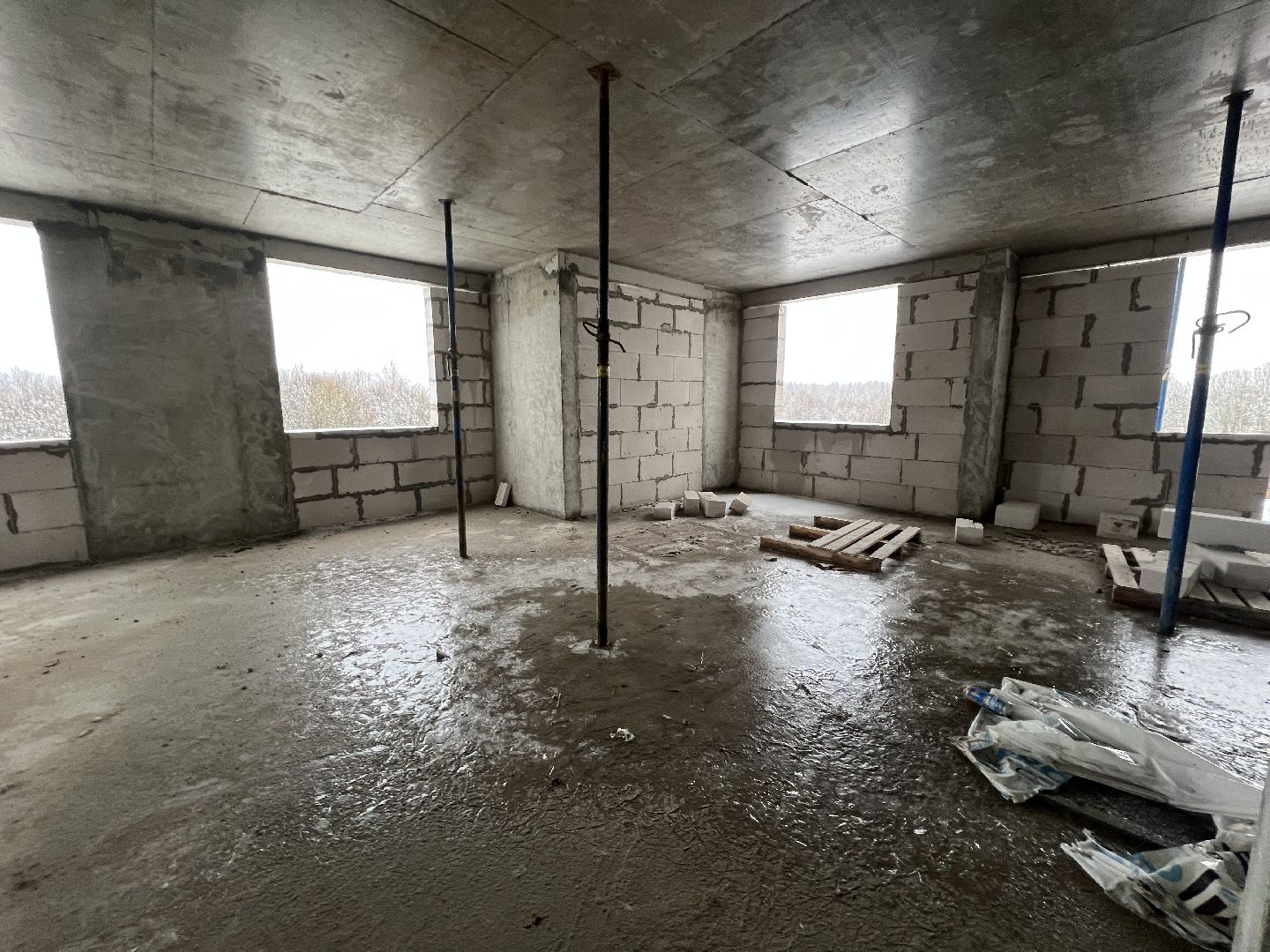 Стройка для переселенцев,  дом для переселенцев в талдоме, талдомский городской округ, Талдом,