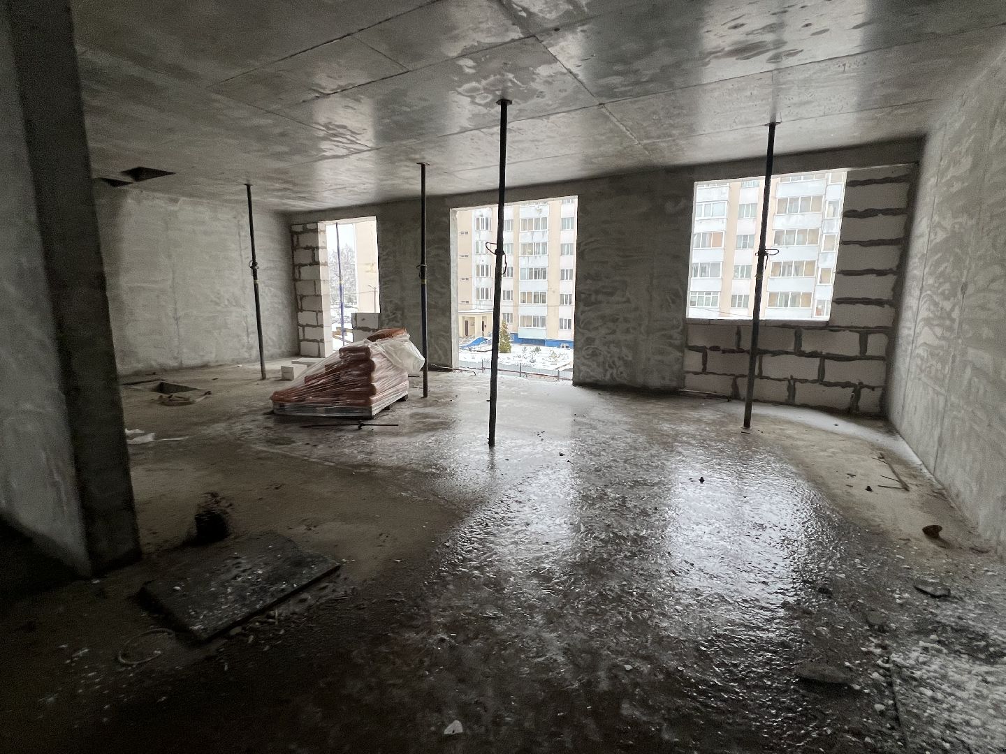 Стройка для переселенцев,  дом для переселенцев в талдоме, талдомский городской округ, Талдом,