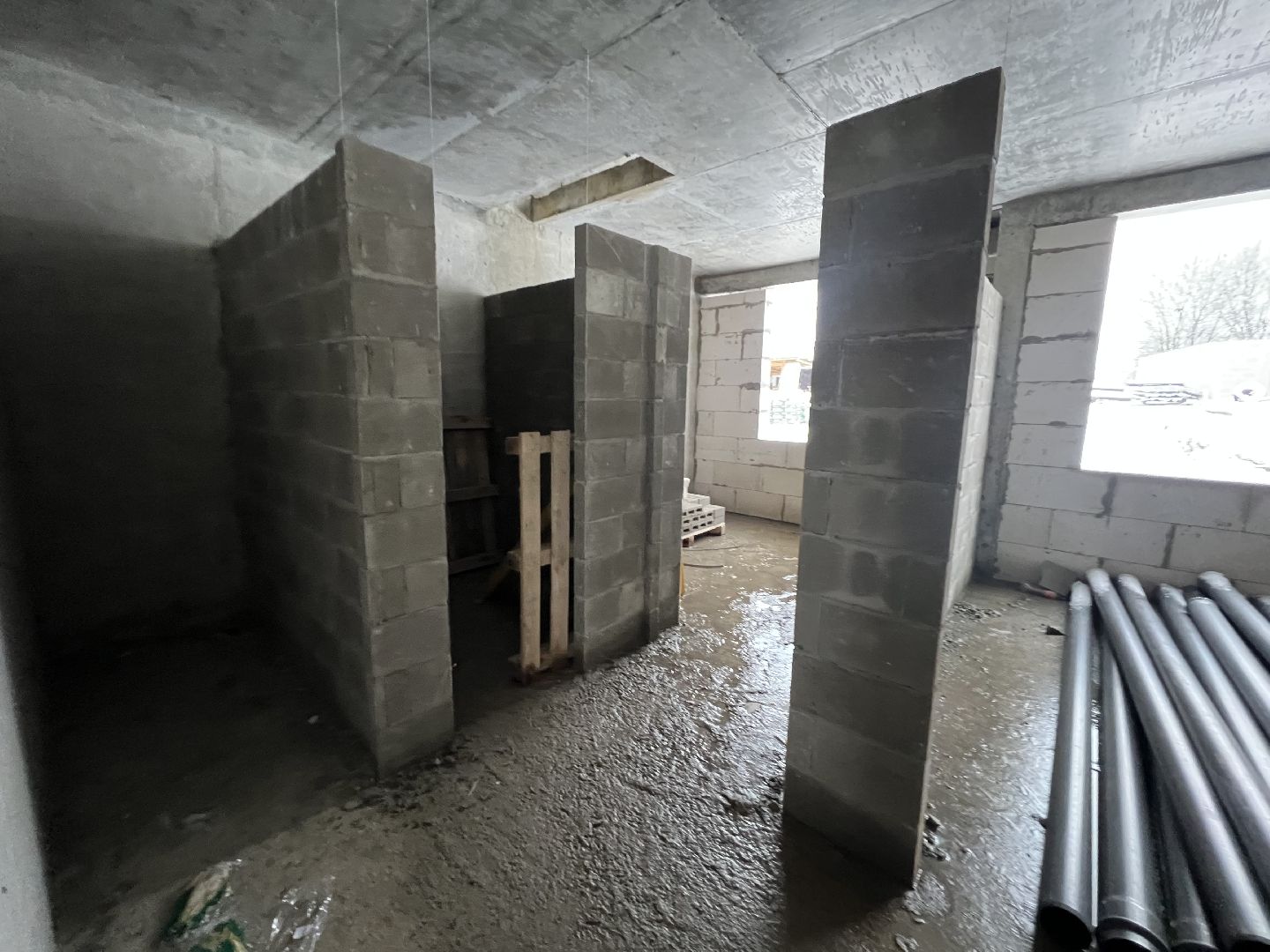 Стройка для переселенцев,  дом для переселенцев в талдоме, талдомский городской округ, Талдом,