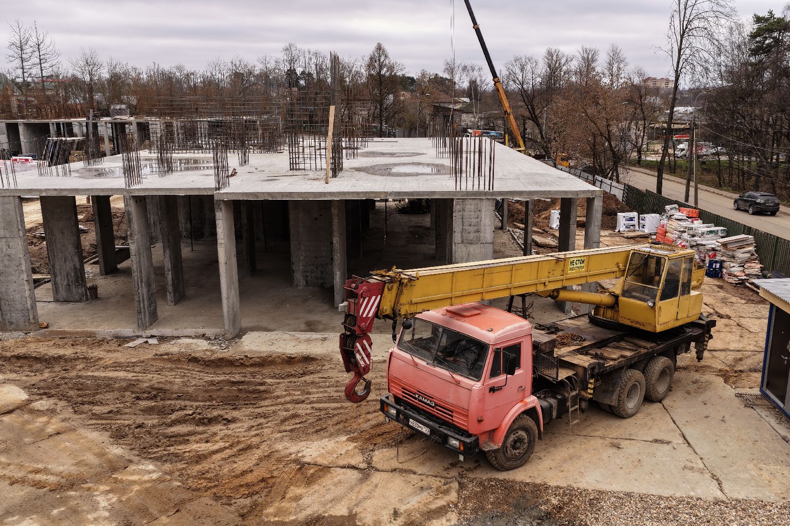 видео с коптера, дом в поварово, дом для переселенцев солнечногорск,
