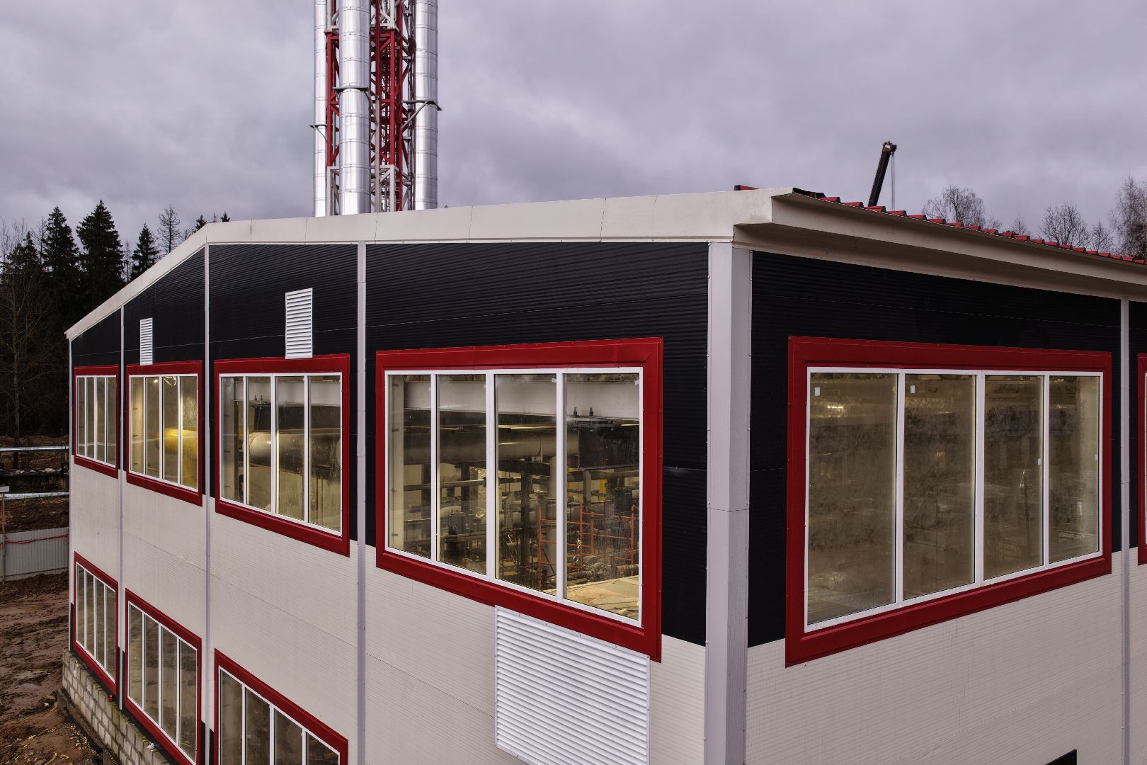 видео с коптера, котельная в солнечногорске, новая котельная,