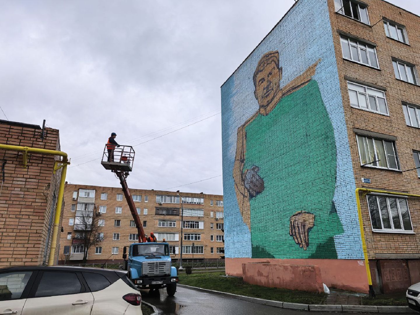 серебряные пруды, мурал чуйков, маршал чуйков,