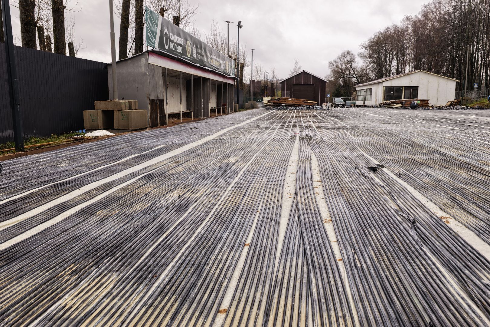 видео с коптера, каток в солнечногорске,зима в подмосковье,