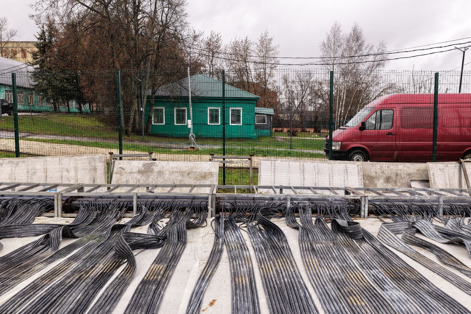 видео с коптера, каток в солнечногорске,зима в подмосковье,