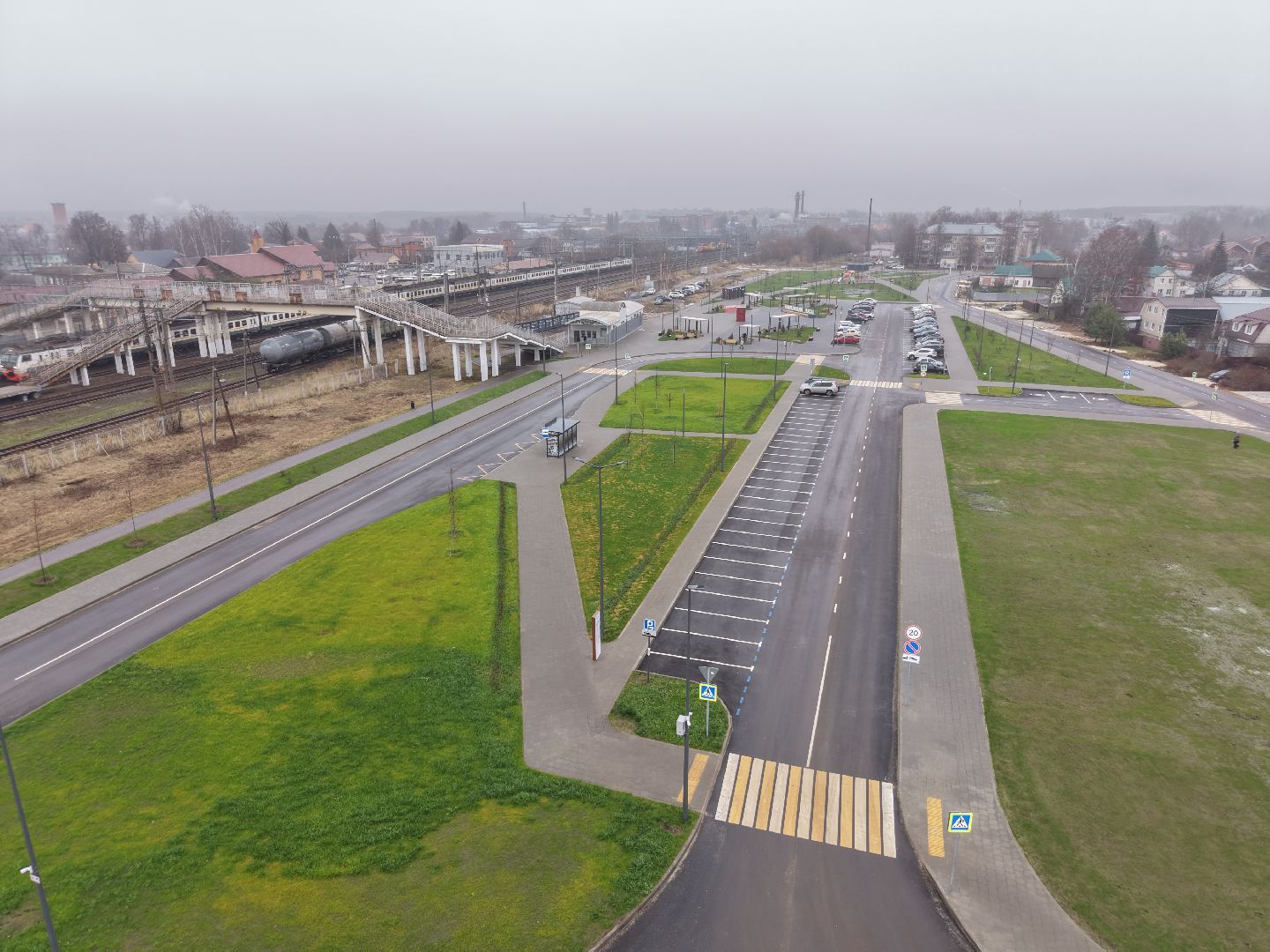 видео с коптера, привокзальная площадь павловский посад, благоустройство в павлово-посадском,