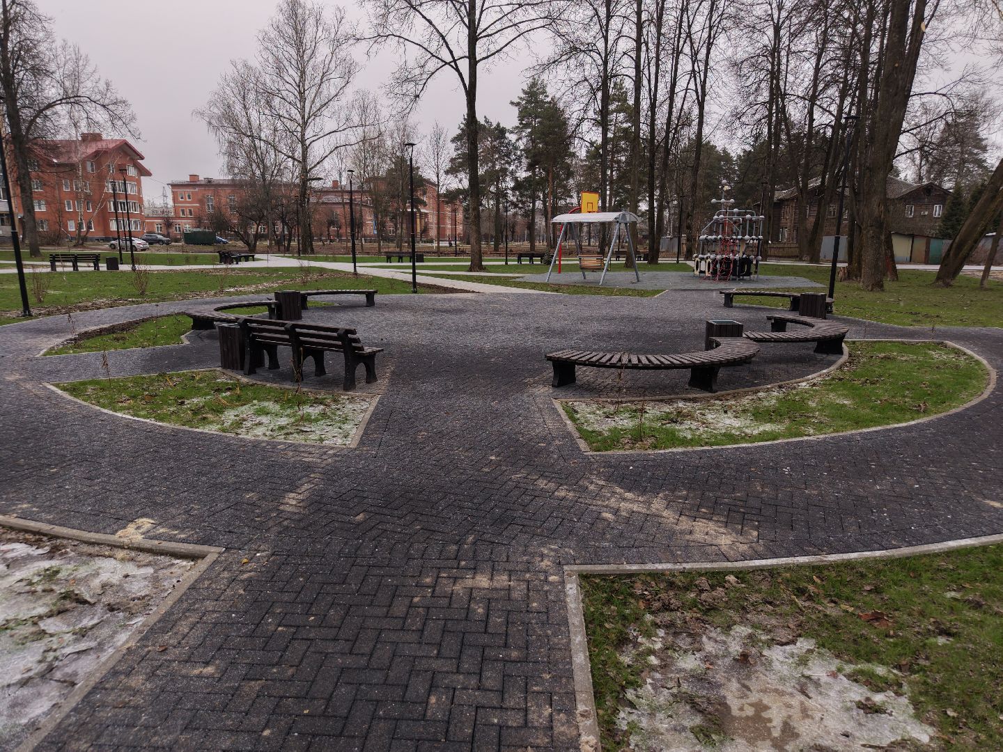 видео с коптера, благоустройство в павлово-посадском, благоустройство в электрогорске,