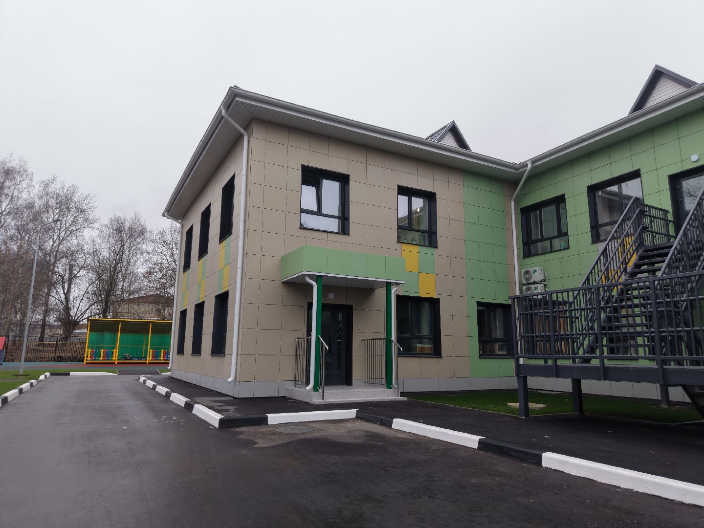 видео с коптера, детский сад 15 павловский посад,