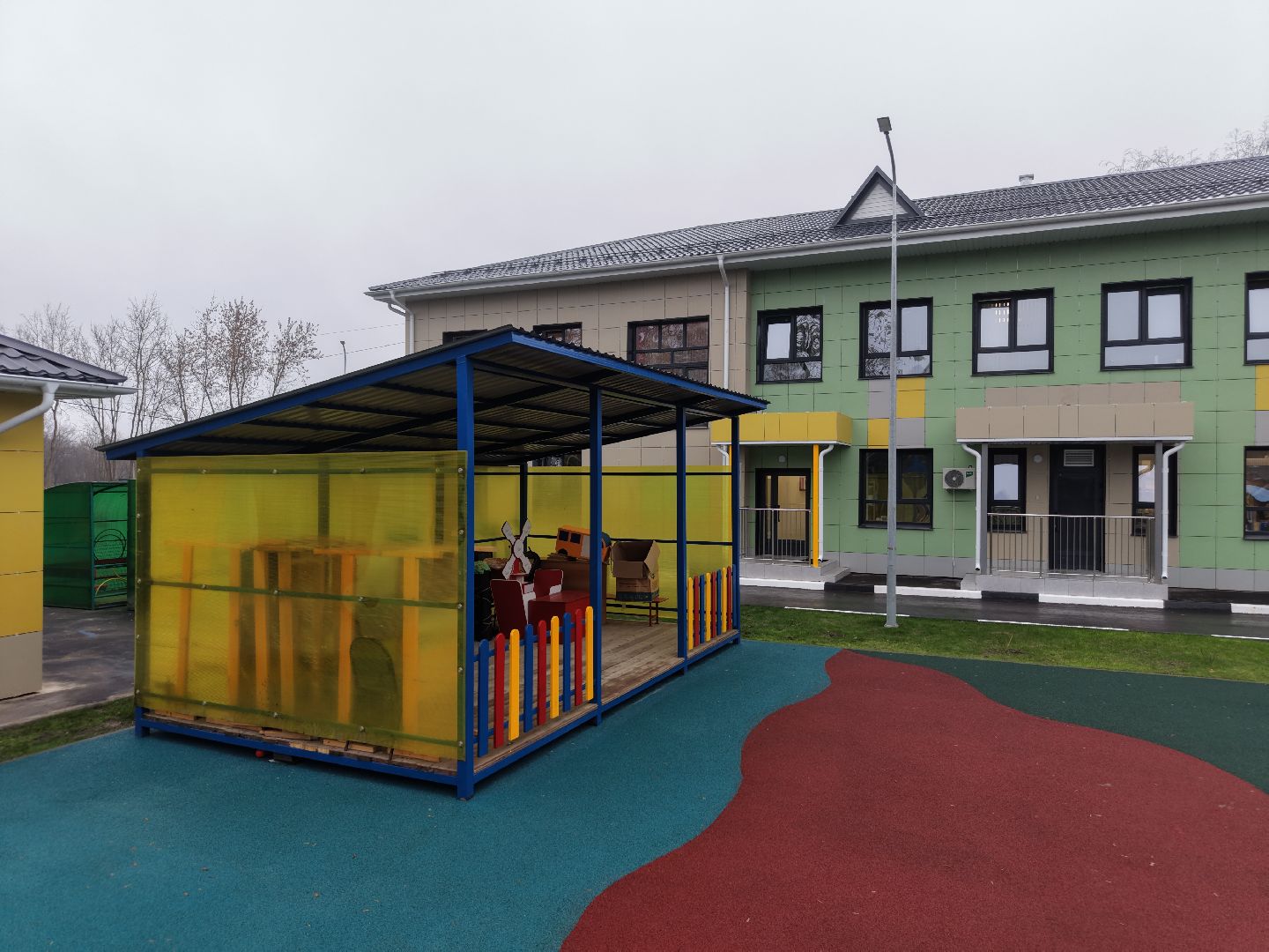 видео с коптера, детский сад 15 павловский посад,